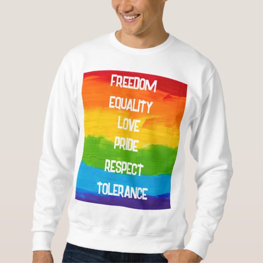 Rainbow Flag Homo Lesbische LHBT Trui (Voorkant)