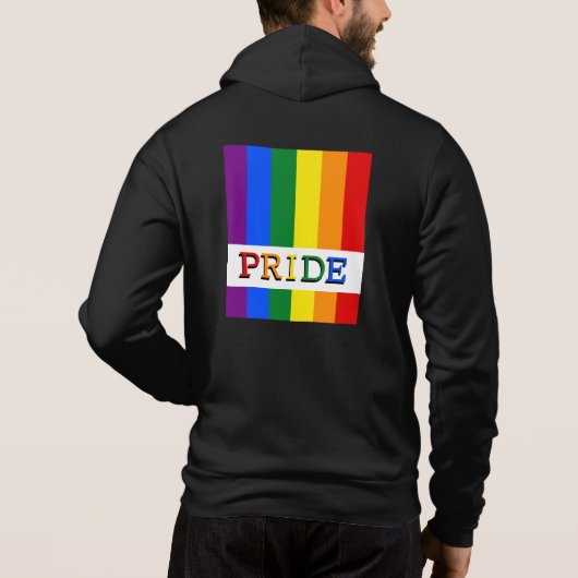 Rainbow Flag Hoodie & LGBT, Pride mode (Achterkant)