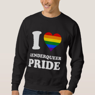 Rainbow Flag I Love Genderqueer Pride Trui