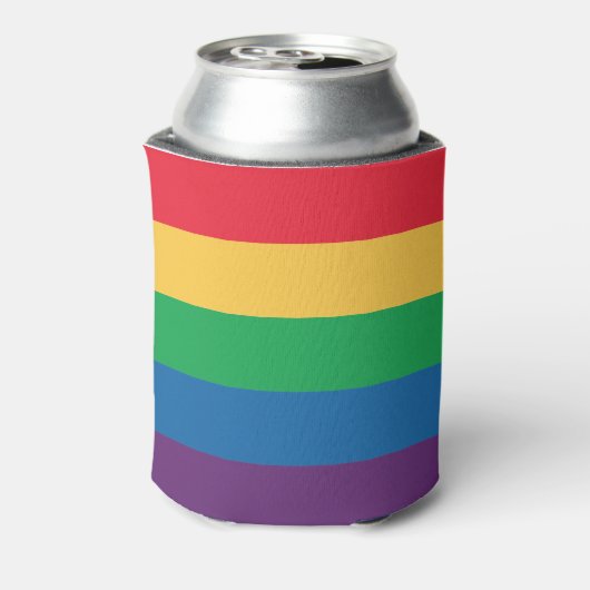 Rainbow Flag Koelbox Blikjeskoeler (Blikje Achterkant)