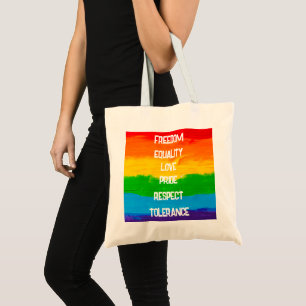 Rainbow Flag LGBT Canvas tas – Pride Tas met vlag