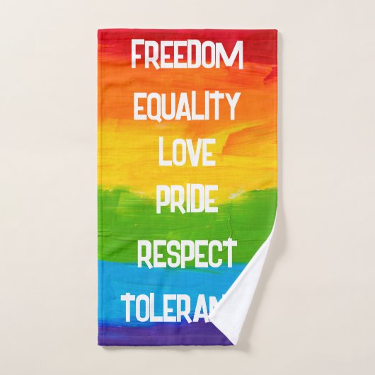 Rainbow Flag LGBT Handdoek – Pride & Equality (Handdoek)