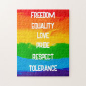 Rainbow Flag LGBT Jigsaw Puzzle – Pride Gift Idee Legpuzzel (Verticaal)