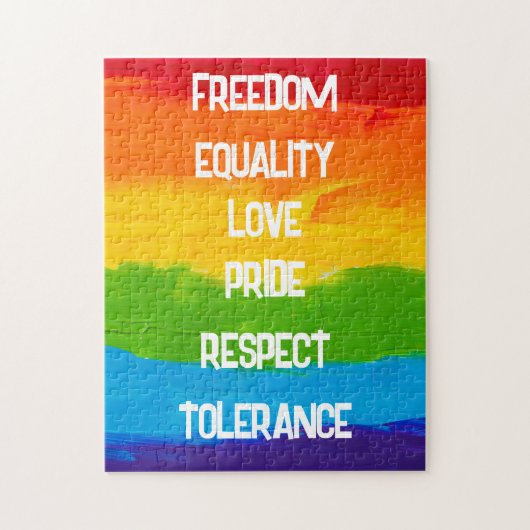 Rainbow Flag LGBT Jigsaw Puzzle – Pride Gift Idee Legpuzzel (Verticaal)