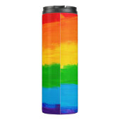 Rainbow Flag LGBT Thermal Tumbler – Pride Travel Thermosbeker (Achterkant)
