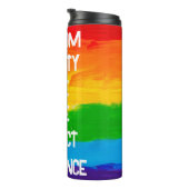 Rainbow Flag LGBT Thermal Tumbler – Pride Travel Thermosbeker (Geroteerd rechts)