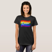 Rainbow Flag London British UK Gay Pride LGBT T-shirt (Voorkant volledig)