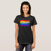 Rainbow Flag London England Gay Pride LGBT LGBTQ T-shirt (Voorkant volledig)