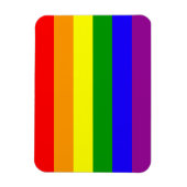 Rainbow flag magneet (Verticaal)
