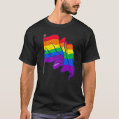 Rainbow Flag Mensenrechten LGBTQ Gay Pride Queer P T-shirt (Voorkant)