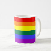 Rainbow Flag Mog Koffiemok (Voorkant rechts)