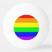 Rainbow Flag Pingpongbal (Voorkant)