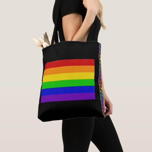 Rainbow Flag PRIDE LGBT Human Rights Diversity Bag Tote Bag (Dichtbij)