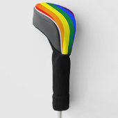 Rainbow Flag & Pride, liefdesgolfgemeenschap /LGBT Golfheadcover (Schuin)