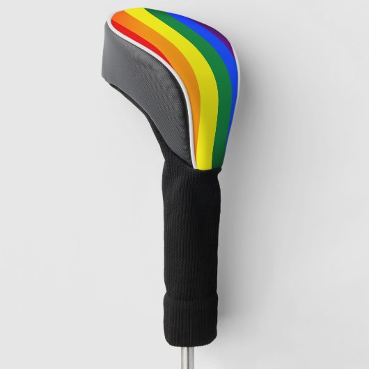 Rainbow Flag & Pride, liefdesgolfgemeenschap /LGBT Golfheadcover (Schuin)