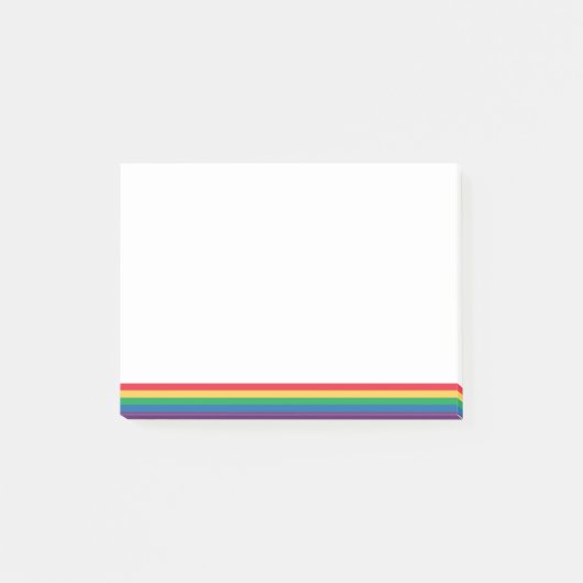 Rainbow Flag Pride Post-it Notes (Voorkant)