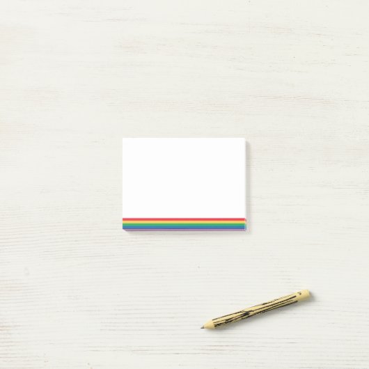 Rainbow Flag Pride Post-it Notes (Op bureau)