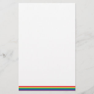 Rainbow Flag Pride Stationery Briefpapier