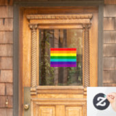 RAINBOW FLAG RAAMSTICKER (Huis Deur)