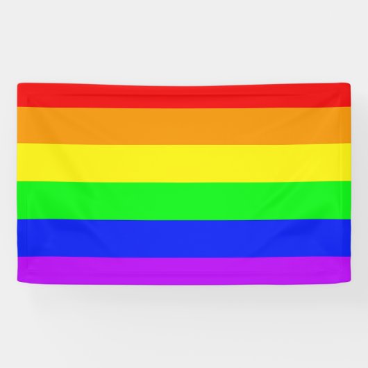 Rainbow Flag Spandoek (Horizontaal)