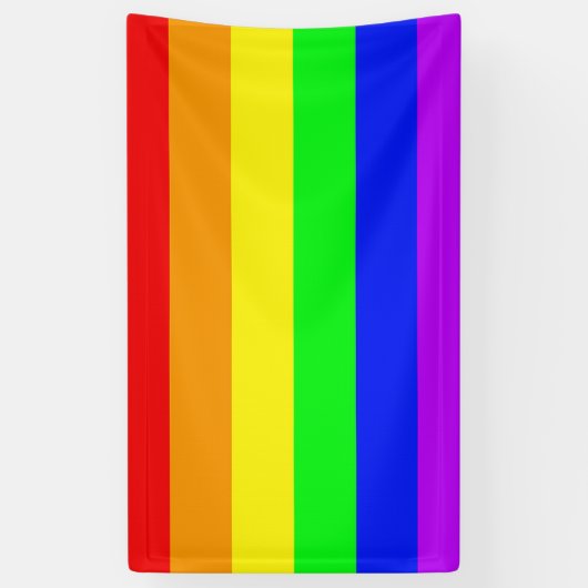 Rainbow Flag Spandoek (Verticaal)