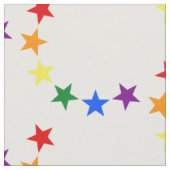 RAINBOW FLAG STARS II + uw ideeën Stof (Close Up)