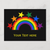 RAINBOW FLAG STARS III + uw ideeën Briefkaart (Voorkant)