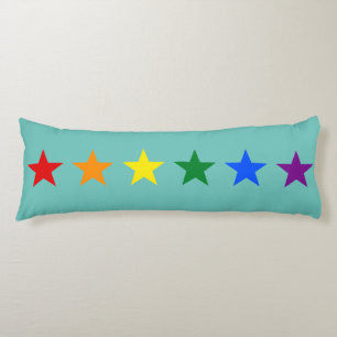 RAINBOW FLAG STARS + uw ideeën Lichaamskussen