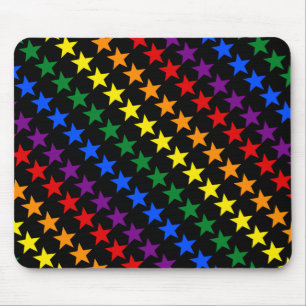 RAINBOW FLAG STARS + uw ideeën Muismat