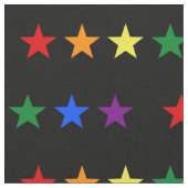 RAINBOW FLAG STARS + uw ideeën Stof (Close Up)
