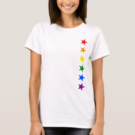 RAINBOW FLAG STARS + uw ideeën T-shirt