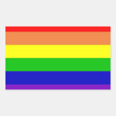 Rainbow Flag Sticker Set (Voorkant)
