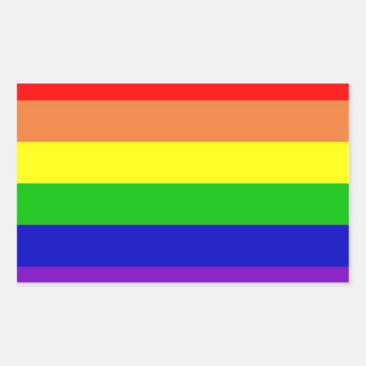Rainbow Flag Sticker Set (Voorkant)