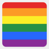 Rainbow Flag Stickers (Voorkant)