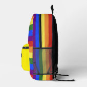 Rainbow Flag Stripe met Smiley Face rugzak (Rechts)