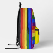 Rainbow Flag Stripe met Smiley Face rugzak (Links)