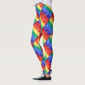 Rainbow Flag Stripes Gay Pride Vlag LGBT Cool Chic Leggings (Links)
