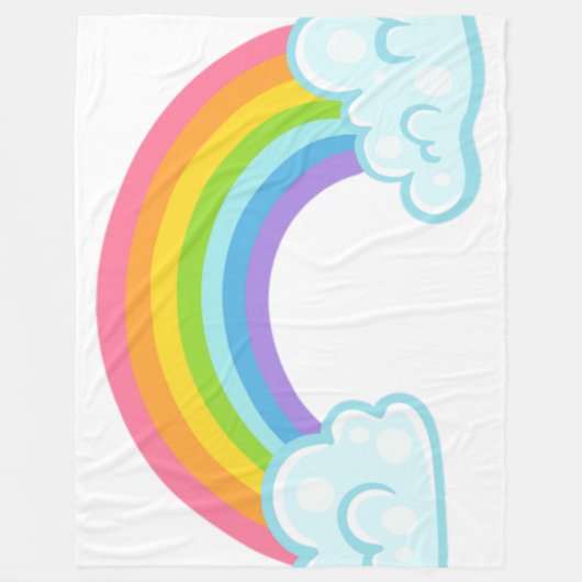 Rainbow Fleece Blanket (Voorkant)