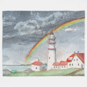 Rainbow Fleece Blanket (Voorkant (Horizontaal))