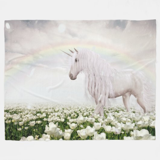 Rainbow Fleece Blanket (Voorkant (Horizontaal))