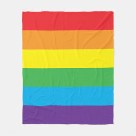 Rainbow Fleece Blanket