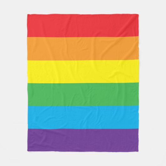 Rainbow Fleece Blanket (Voorkant)