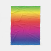 Rainbow Fleece Blanket Deken (Voorkant)