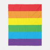 Rainbow Fleece Blanket Deken (Voorkant)