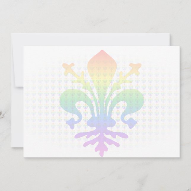 Rainbow Fleur-de-lis (Voorkant)