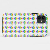 Rainbow Fleur-de-lis Case-Mate iPhone Case (Achterkant (horizontaal))