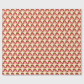 Rainbow Floral Baby shower Geslacht Neutraal Meisj Cadeaupapier (Vlak)