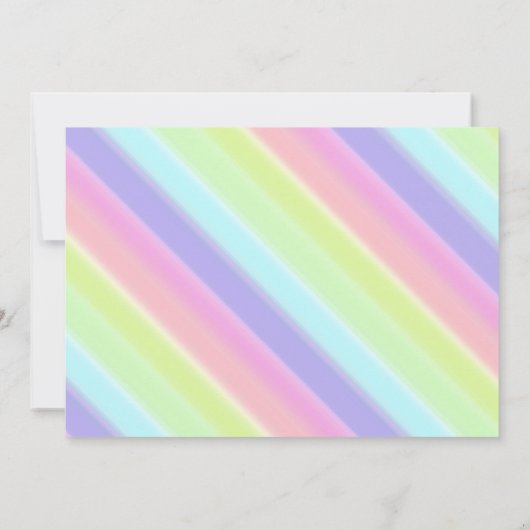 Rainbow Floral Eenhoorn Verjaardag Foto Kaart (Achterkant)