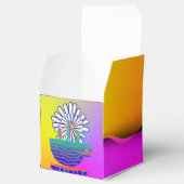 Rainbow Floral Gift Square Bedankdoosjes (Geopend)