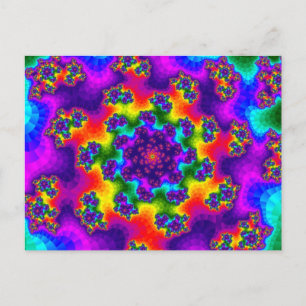 Rainbow Floral Sprinkles Briefkaart